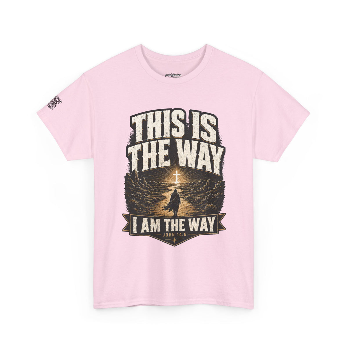 This Is The Way Christian Sci-Fi Tee-Pink
