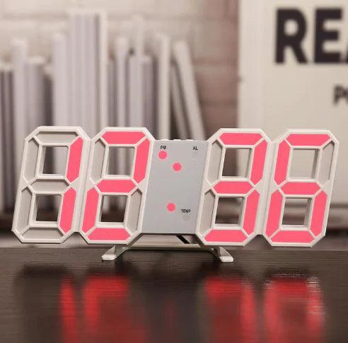 LED Digital Wall Clock - From Galaxies to Genesis