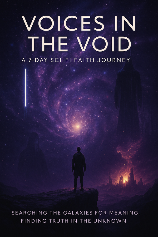 Voice in the Void Cover -From Galaxies to Genesis - Galactic Deacon