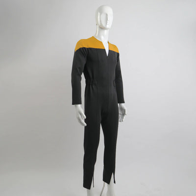 Star Trek Cosplay Command Gold/ Yellow Uniform Jumpsuit