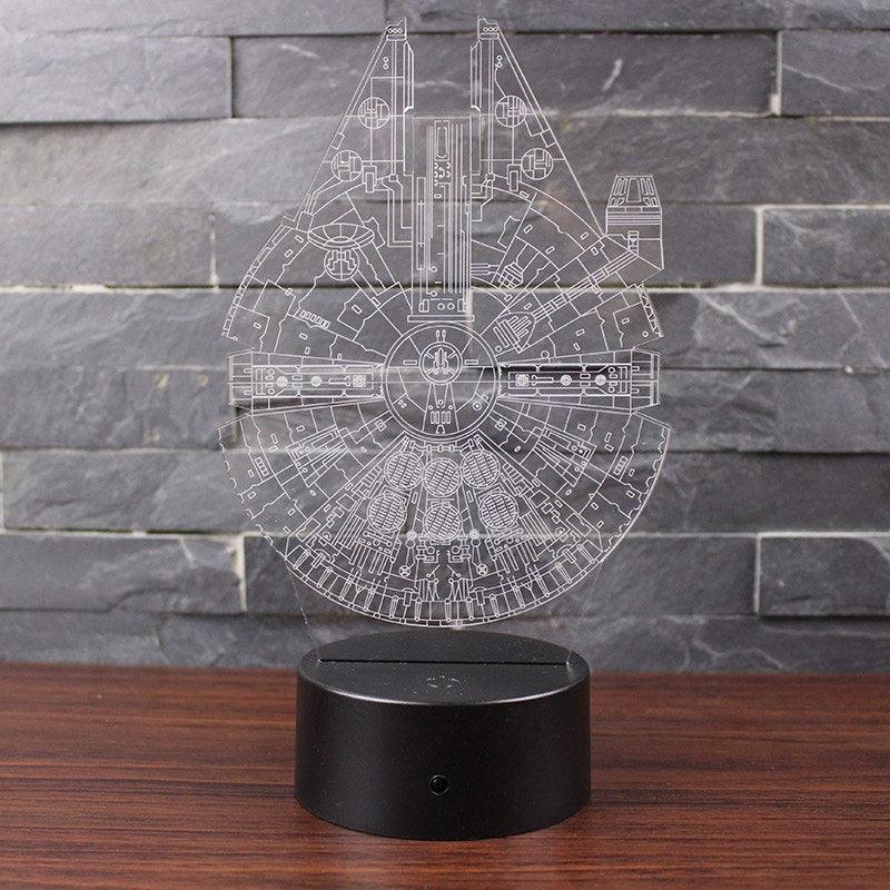 Millennium Falcon Shaped Night Light - From Galaxies to Genesis