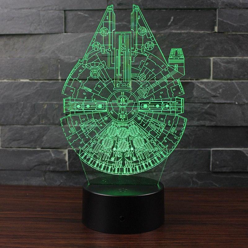 Millennium Falcon Shaped Night Light - From Galaxies to Genesis
