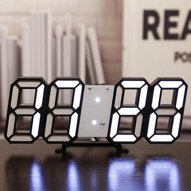 LED Digital Wall Clock - From Galaxies to Genesis