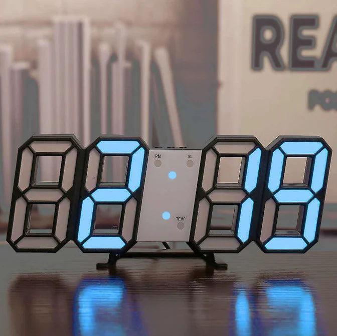 LED Digital Wall Clock - From Galaxies to Genesis