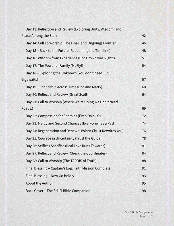 The Sci-Fi Bible Companion