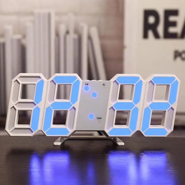 LED Digital Wall Clock - From Galaxies to Genesis