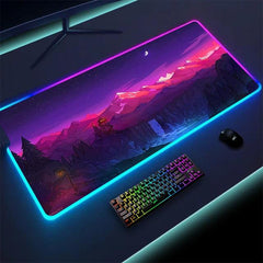 Gaming Desk Pad - From Galaxies to Genesis