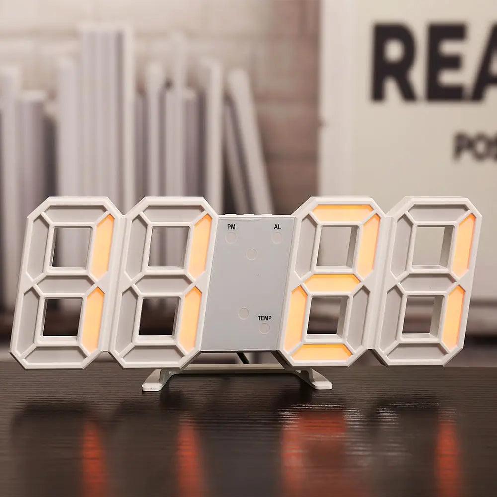 LED Digital Wall Clock - From Galaxies to Genesis