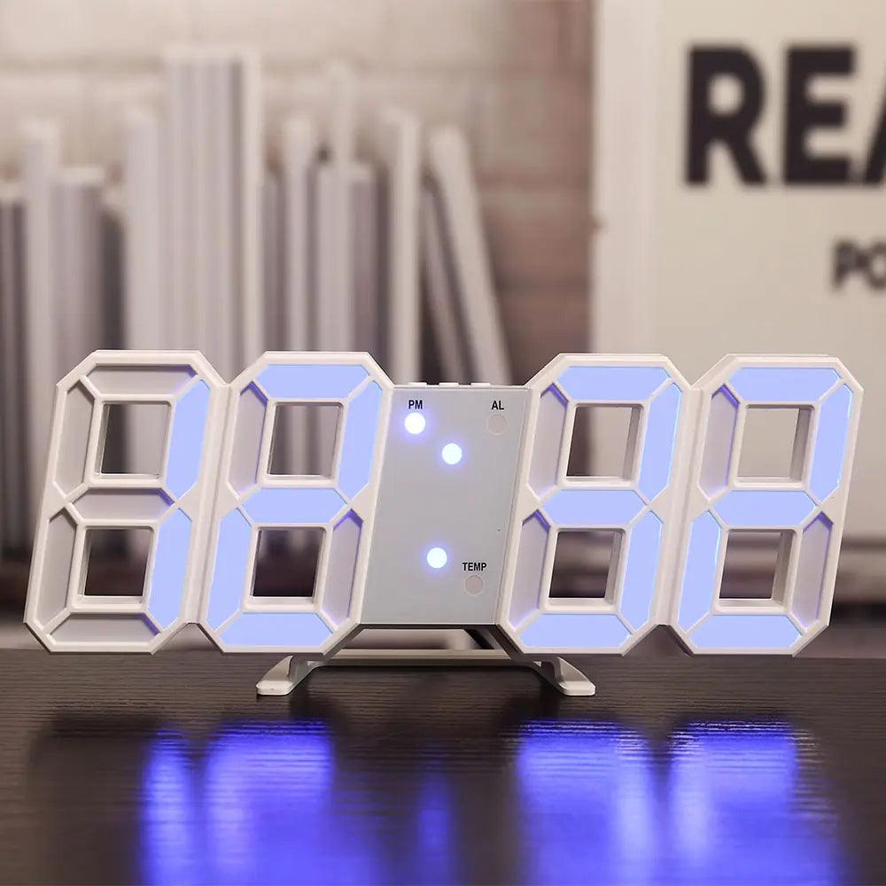 LED Digital Wall Clock - From Galaxies to Genesis