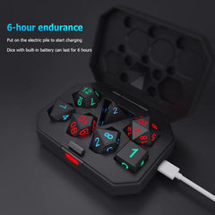 Gaming LED Dice Set - From Galaxies to Genesis