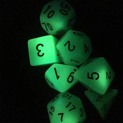 Glow-in the Dark Dice Set - From Galaxies to Genesis