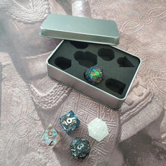 Gaming Dice Tin - From Galaxies to Genesis