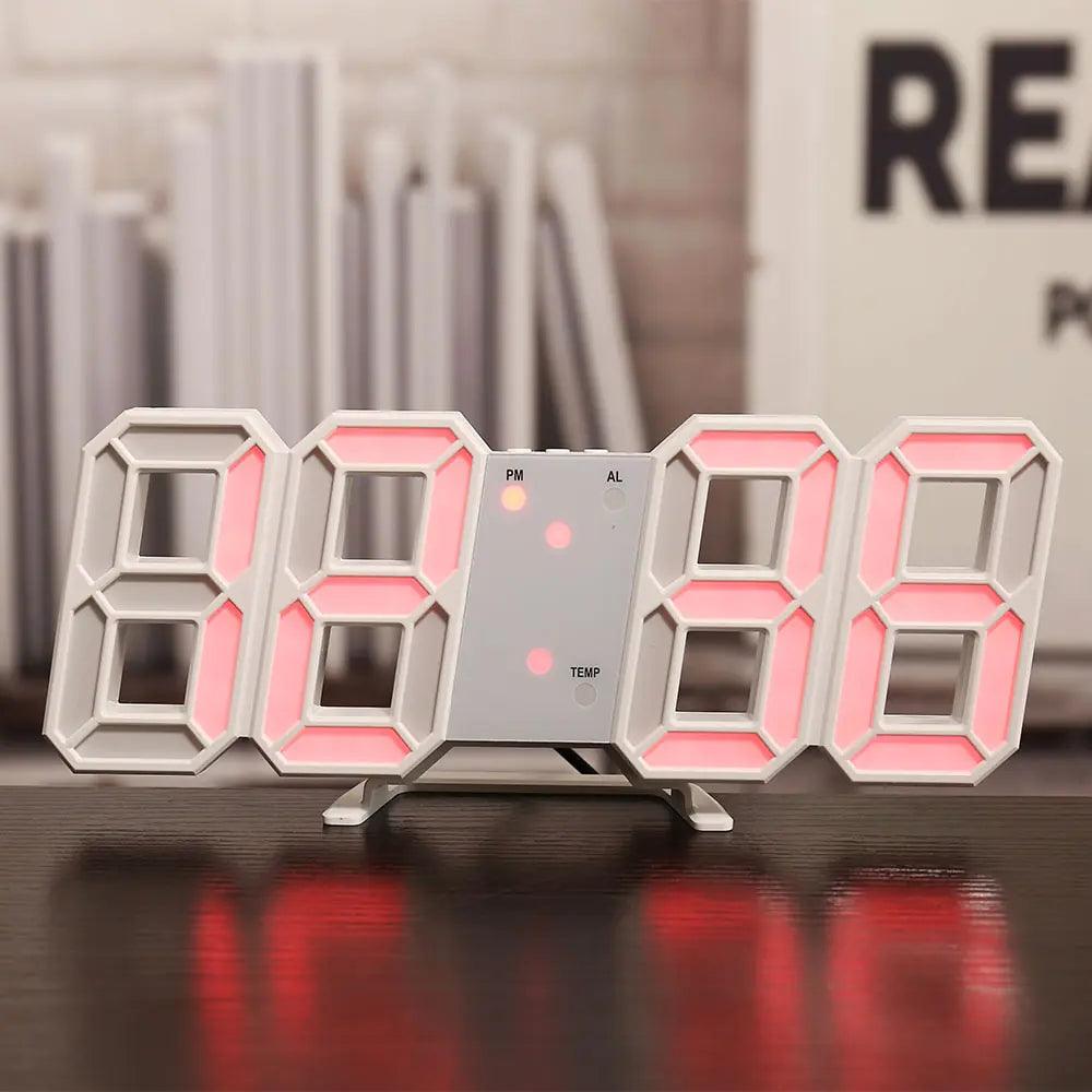 LED Digital Wall Clock - From Galaxies to Genesis