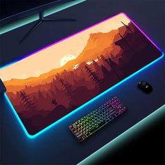 Gaming Desk Pad - From Galaxies to Genesis