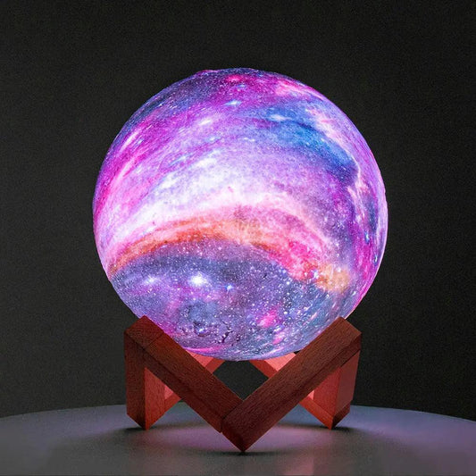 Galaxy Moon Lamp - From Galaxies to Genesis