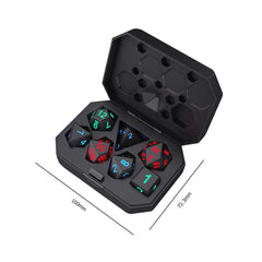 Gaming LED Dice Set - From Galaxies to Genesis