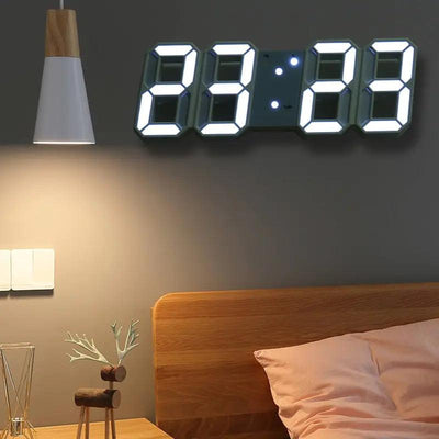LED Digital Wall Clock - From Galaxies to Genesis
